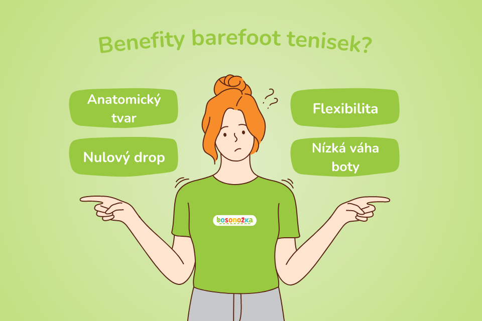 Benefity barefoot tenisek